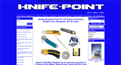 Desktop Screenshot of knife-point.co.uk